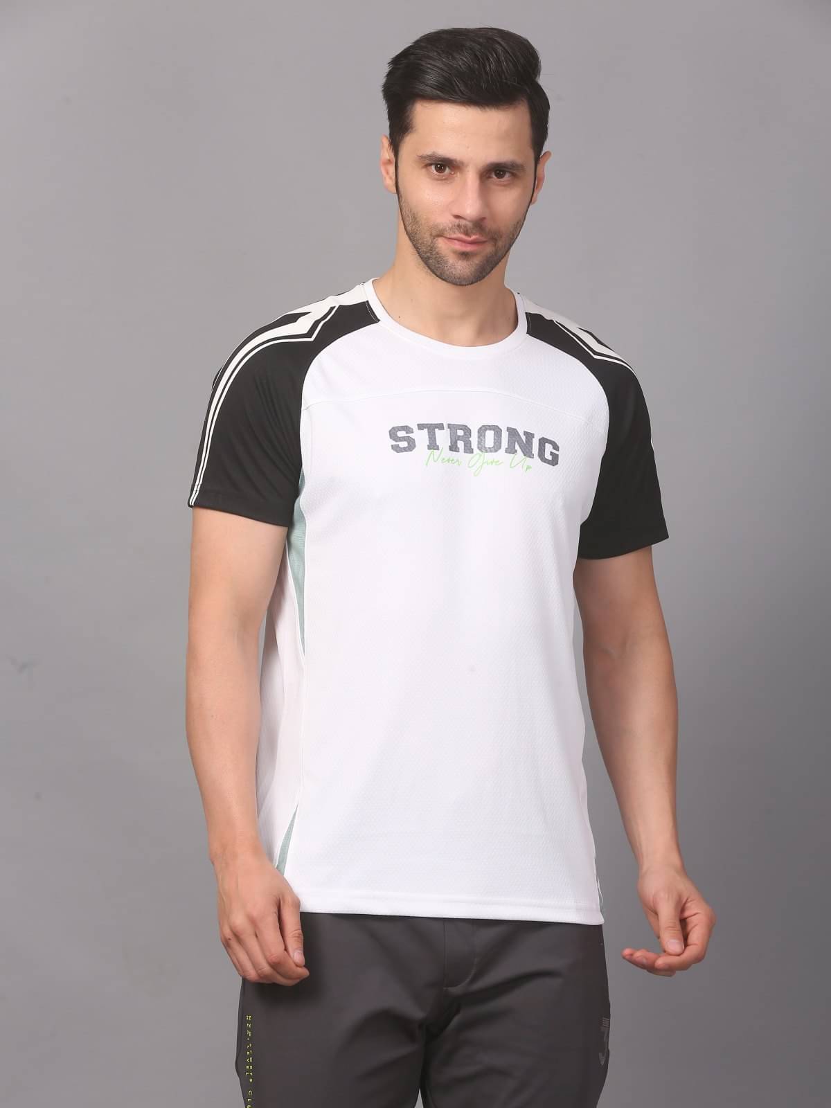     			NEXGEN  CLUB Men Polyester Regular Fit Printed T-Shirt ( White )