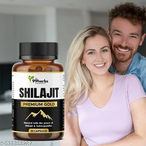     			Natural Shilajeet Capsules 500mg | Energy, Stamina & Vitality Booster | 30No.s | 99 Herbs