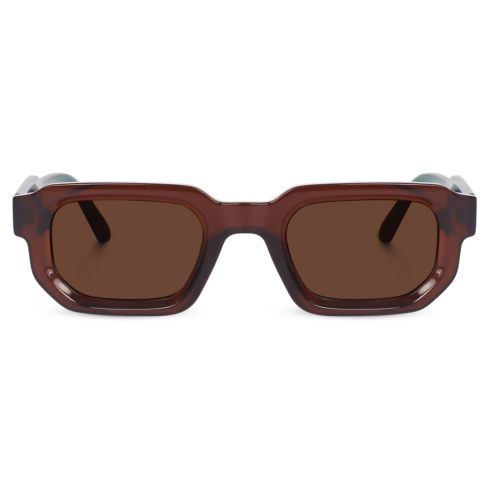     			Peter Jones Brown Rectangular Sunglasses ( Pack of 1 )