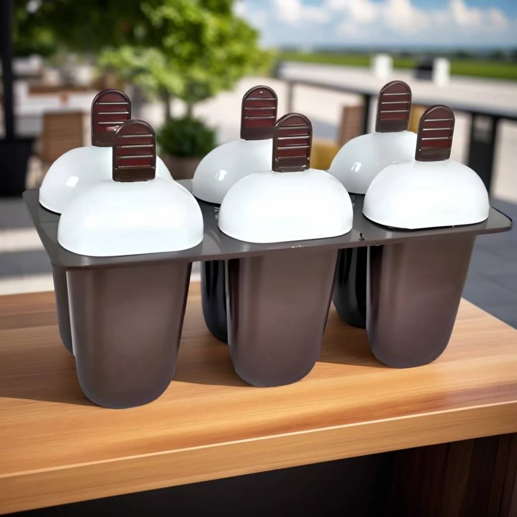     			Radhe Creation 6pc Ice Candy Maker Multicolor 6 Pcs