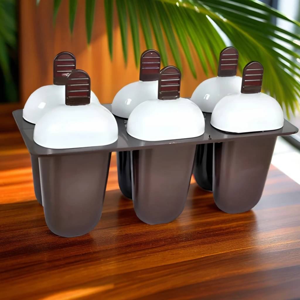    			Radhe Creation 6pc Ice Candy Maker Multicolor 6 Pcs
