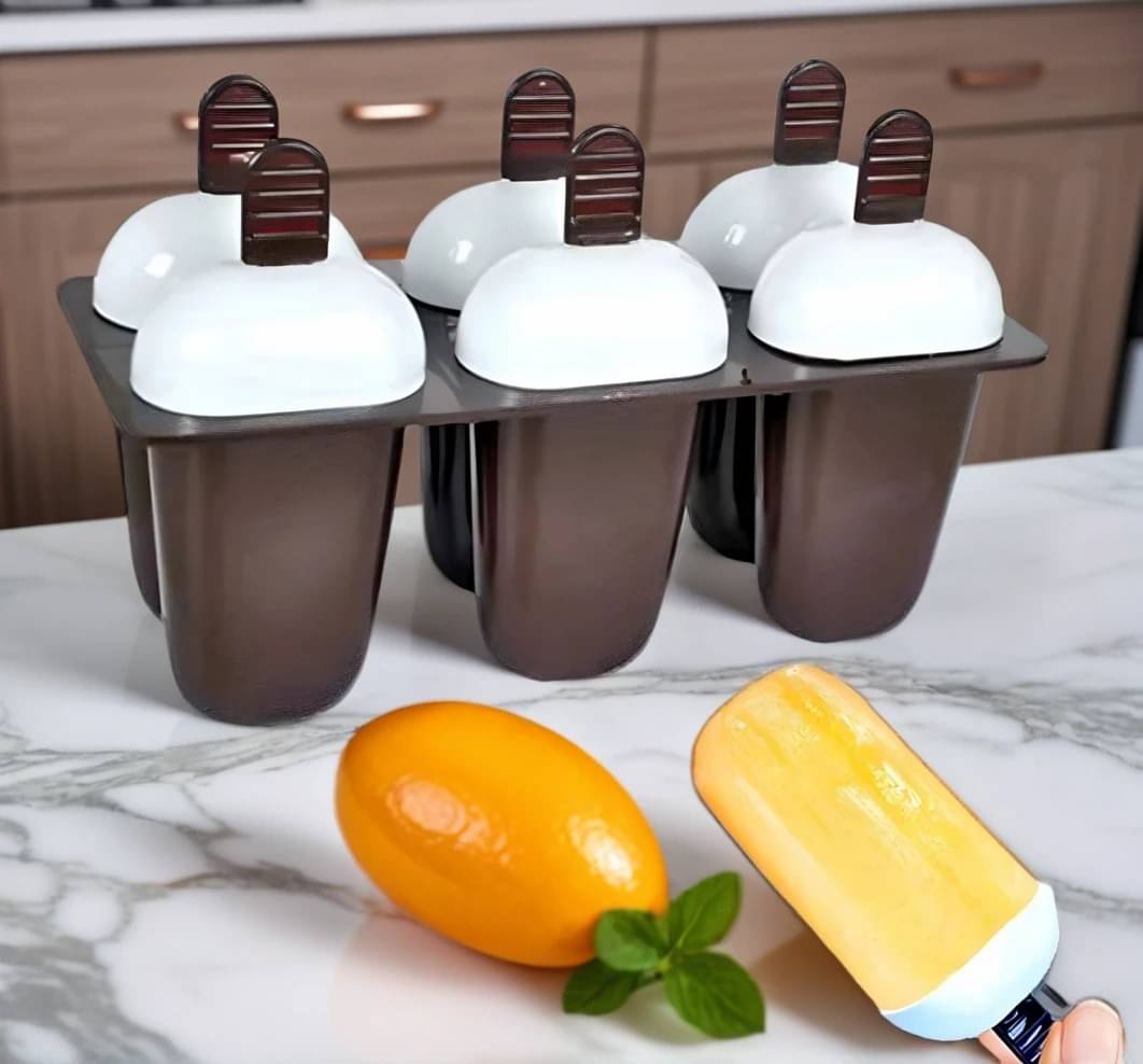     			Radhe Creation 6pc Ice Candy Maker Multicolor 6 Pcs