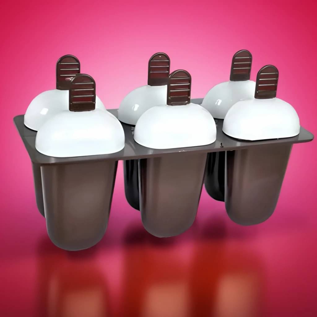     			Radhe Creation 6pc Ice Candy Maker Multicolor 6 Pcs