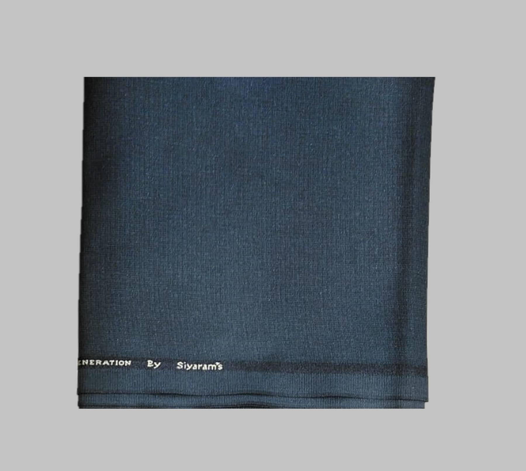     			Siyaram Blue Polyester Blend Men's Unstitched Pant Piece ( Pack of 1 )