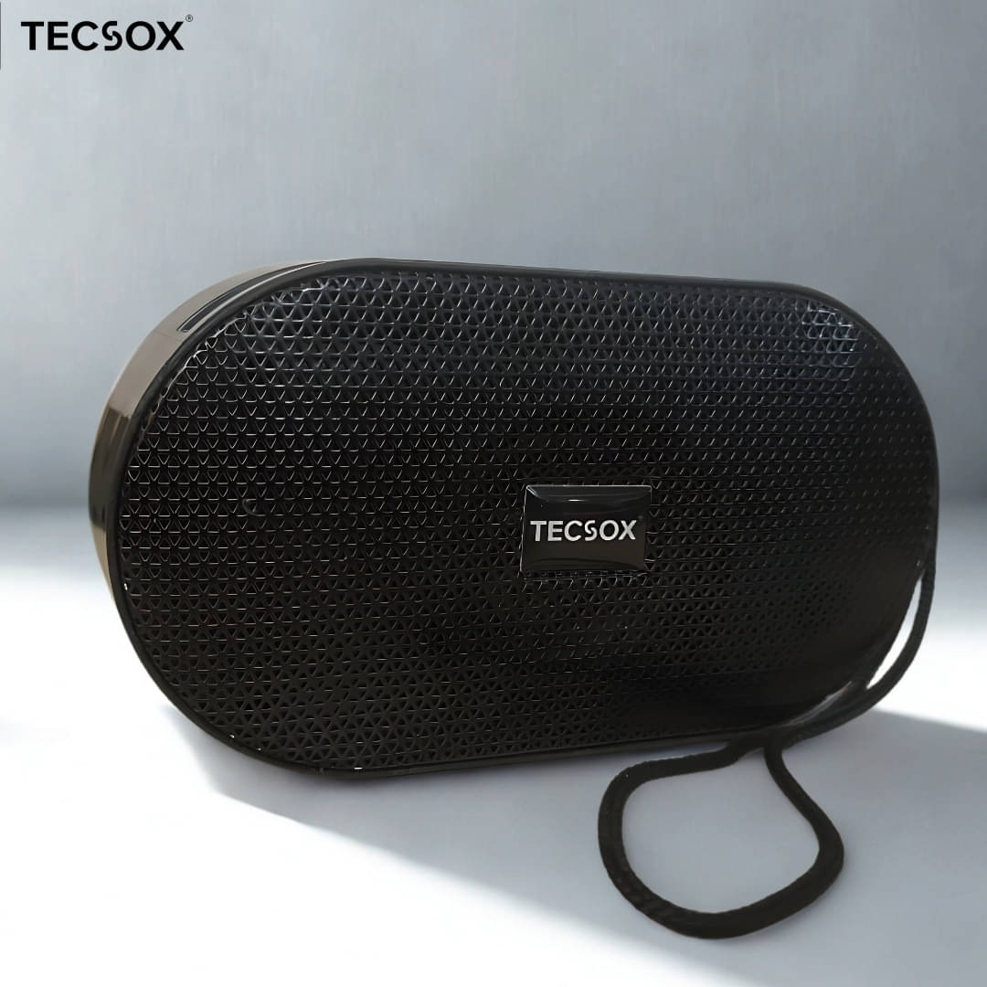     			Tecsox Thunder 5 W Bluetooth Speaker Bluetooth V 5.3 with USB,SD card Slot Playback Time 6 hrs Black