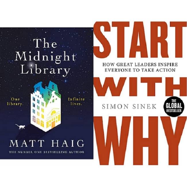     			The Midnight Library & Start With Why By Matt Haig & Simon Sinek ​