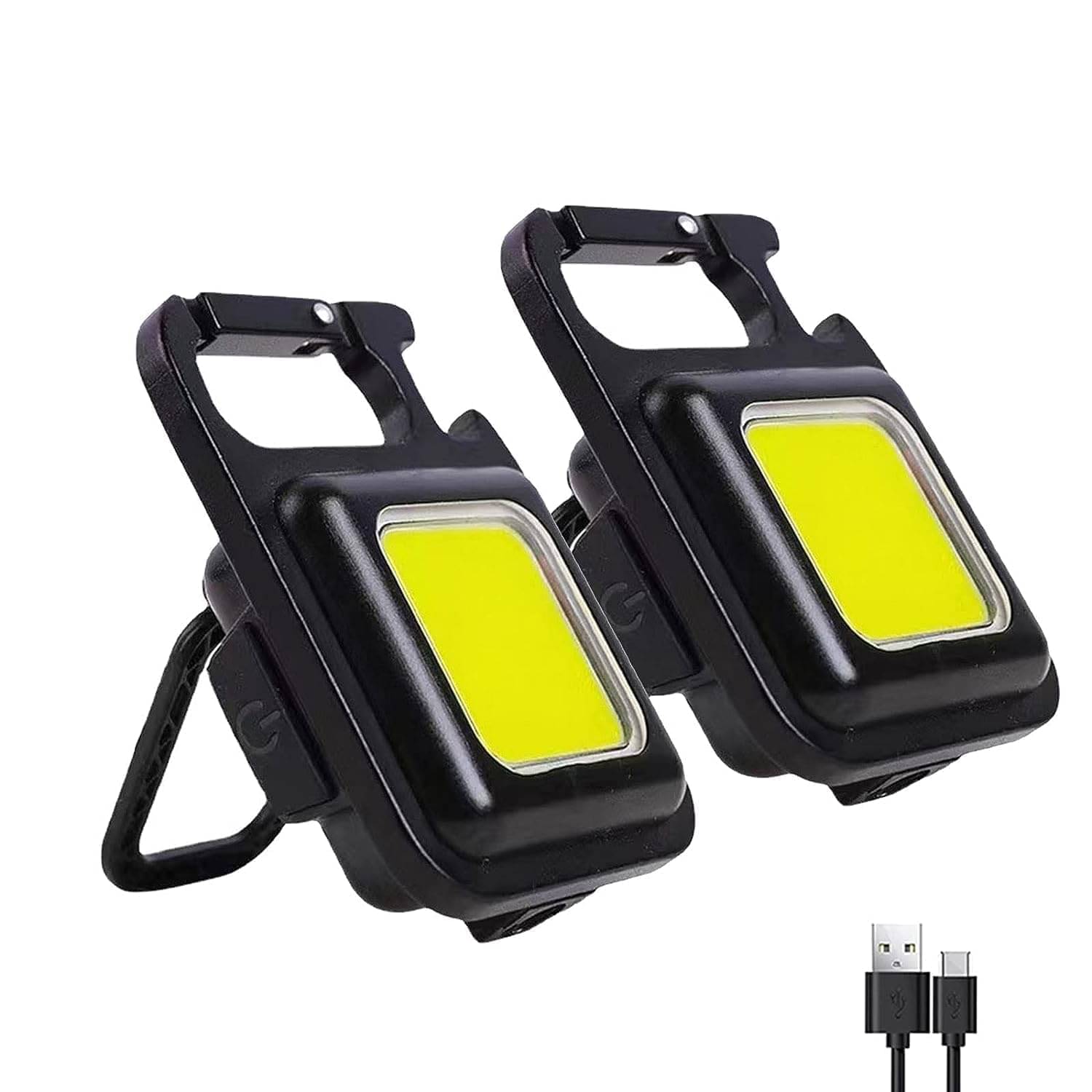     			UNIWAX - 3W Rechargeable Flashlight Torch ( Pack of 2 )
