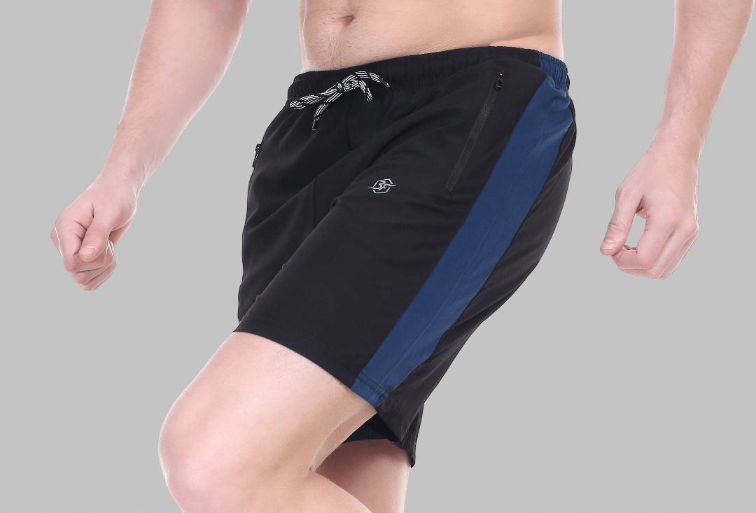     			Urboholic Black Polyester Lycra Men's Running Shorts ( Pack of 1 )