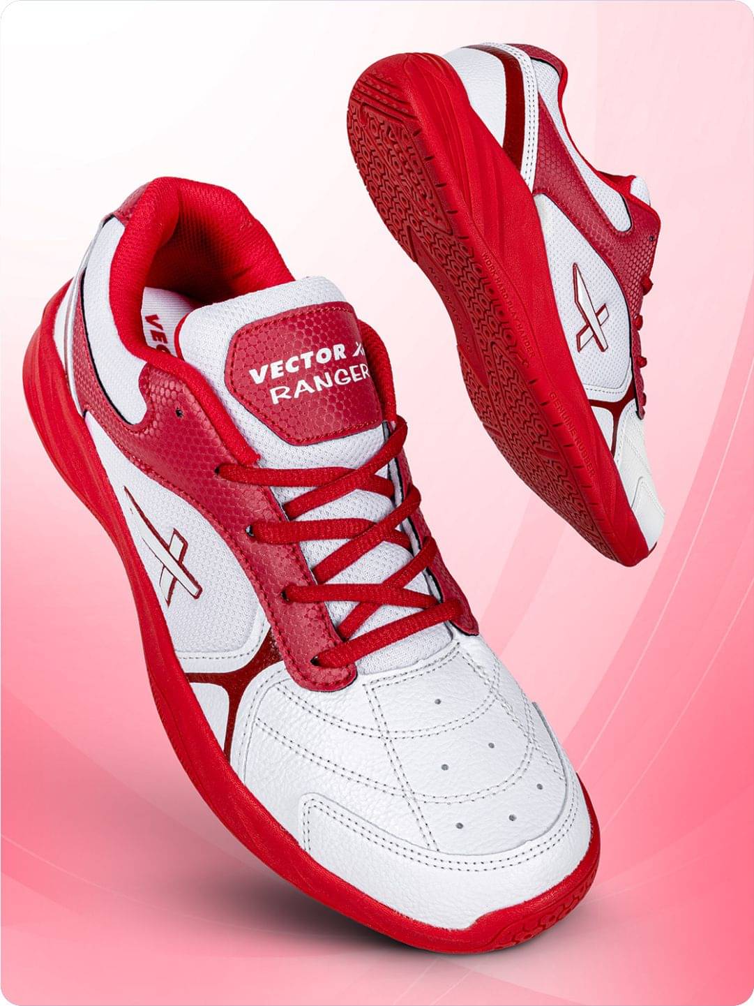     			Vector X Badminton Shoes Non-Marking Red Male