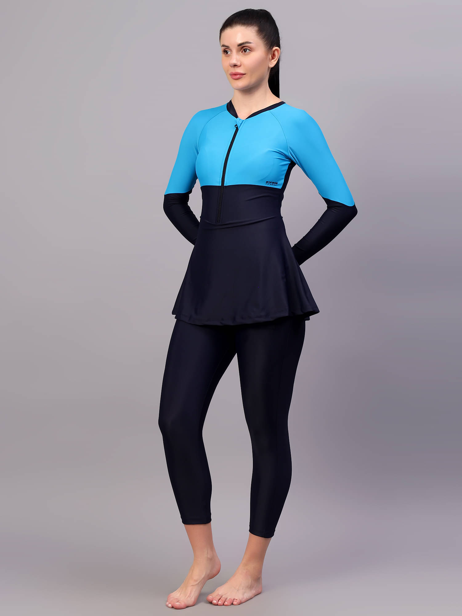 Viva Swimming Blue Wetsuit Swimming Costume Viva Swimming Blue Wetsuit Swimming Costume