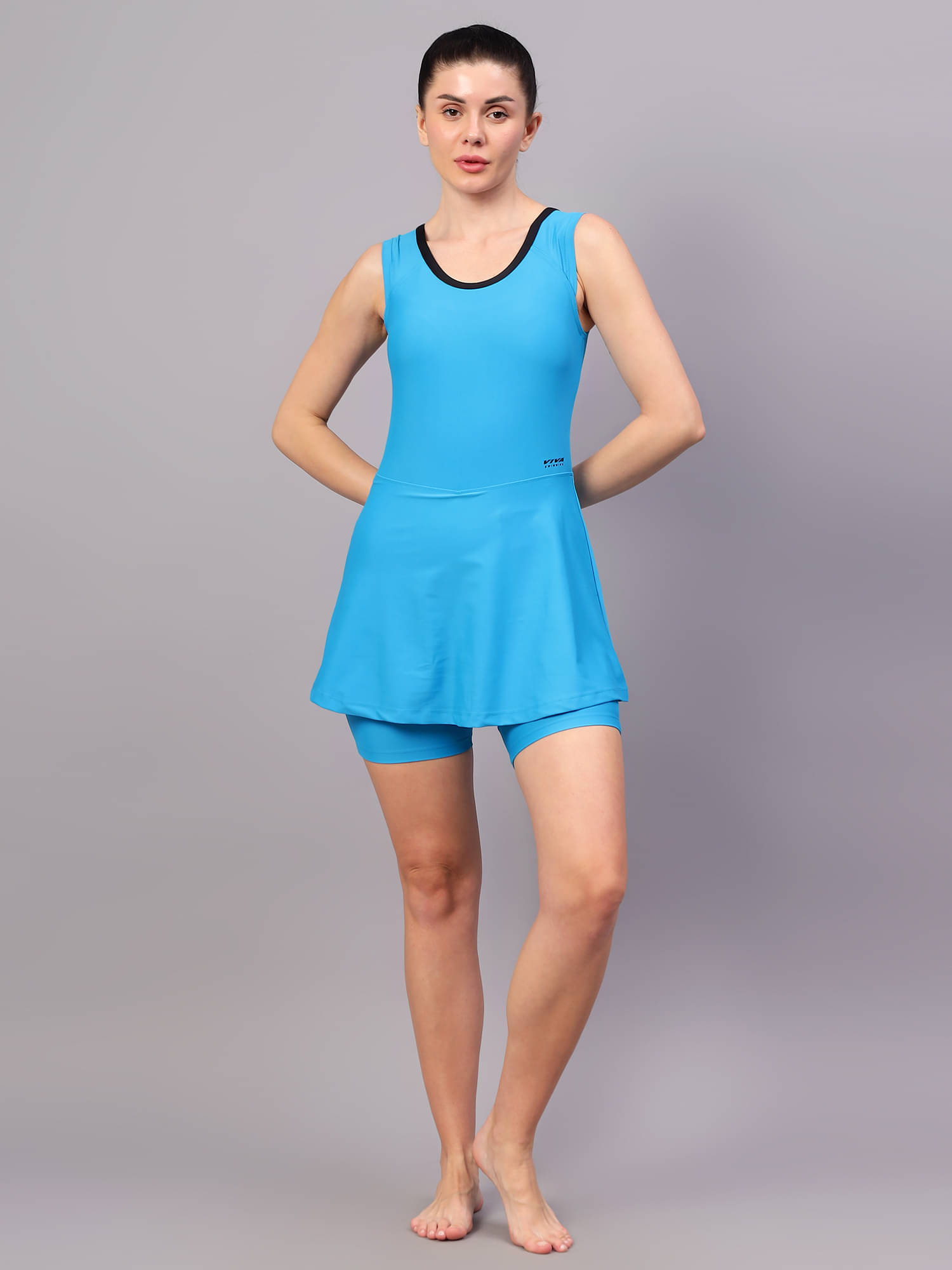 Viva Swimming Dark Blue Wetsuit Swimming Costume Viva Swimming Dark Blue Wetsuit Swimming Costume