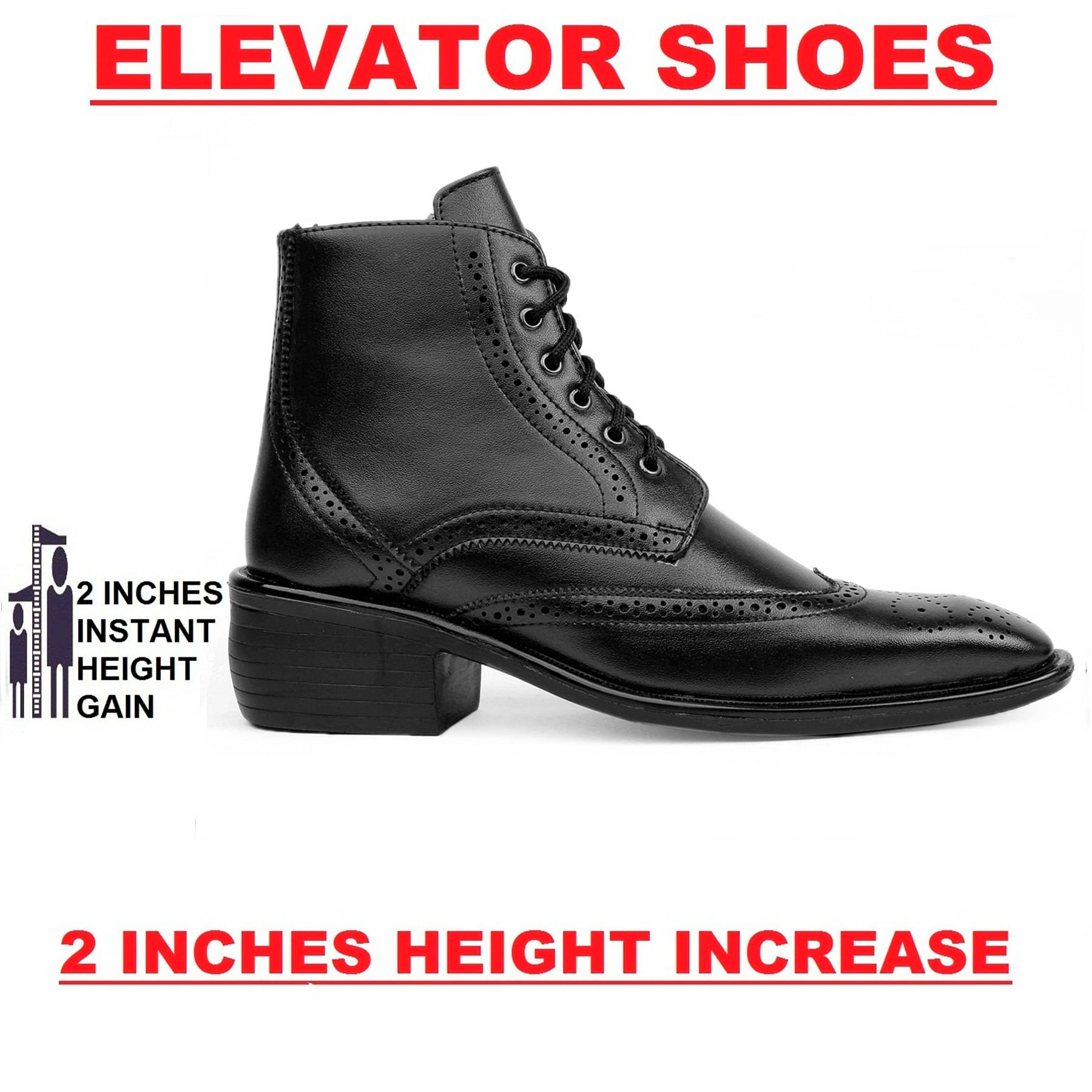 YUVRATO BAXI Black Men's Formal Boots YUVRATO BAXI Black Men's Formal Boots