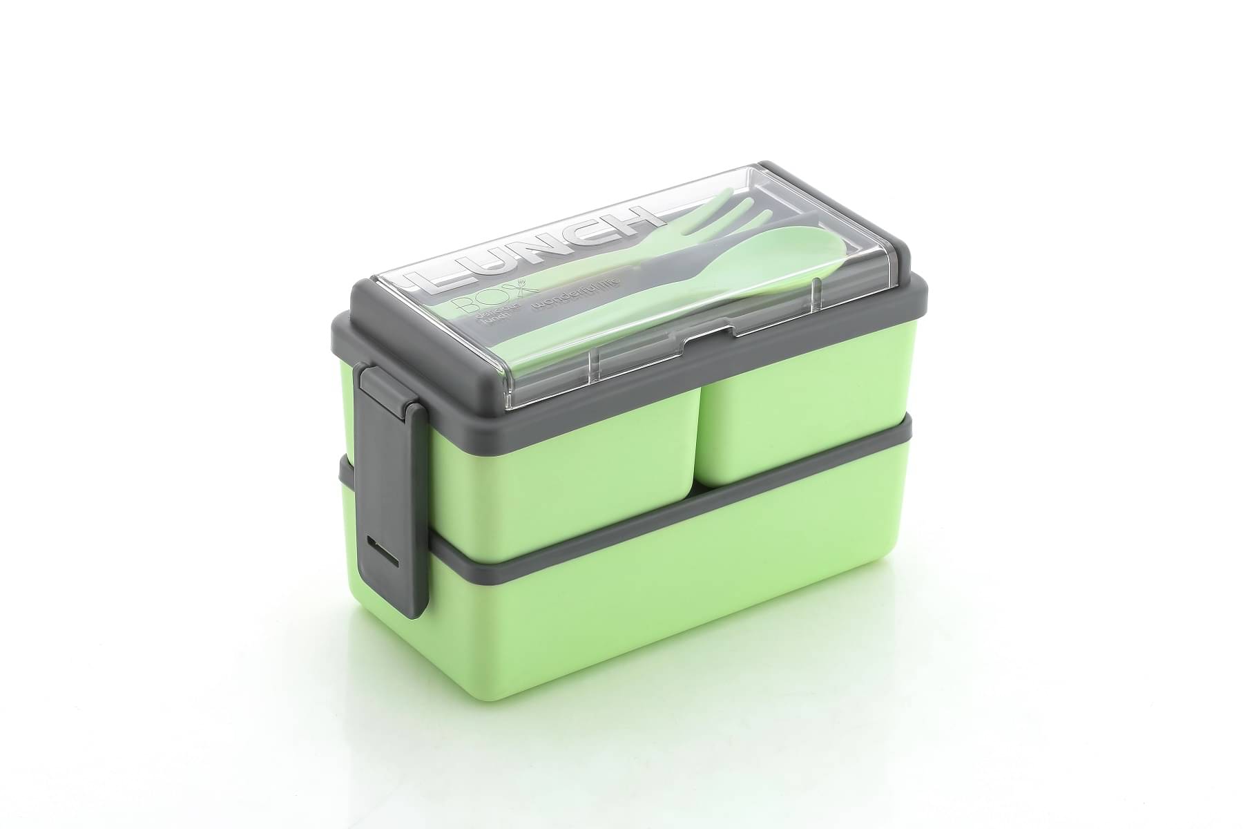     			analog kichenware - Green Plastic Lunch Box ( Pack of 1 )