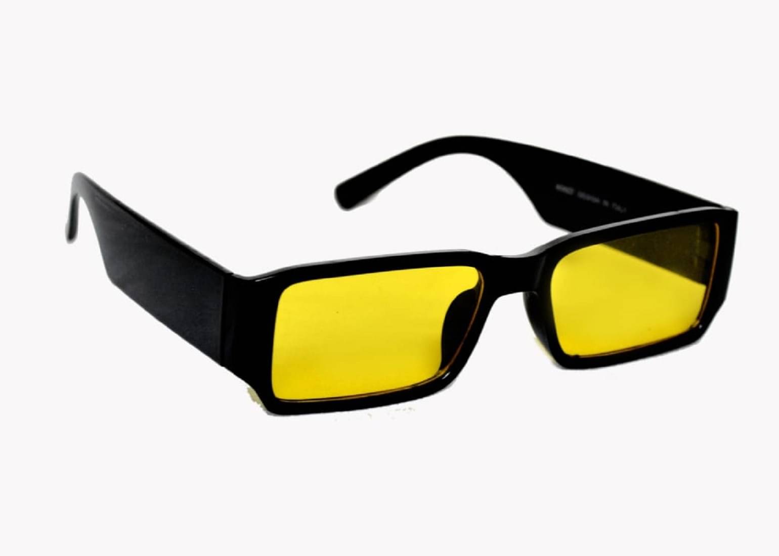     			uzak Black Rectangular Sunglasses ( Pack of 1 )