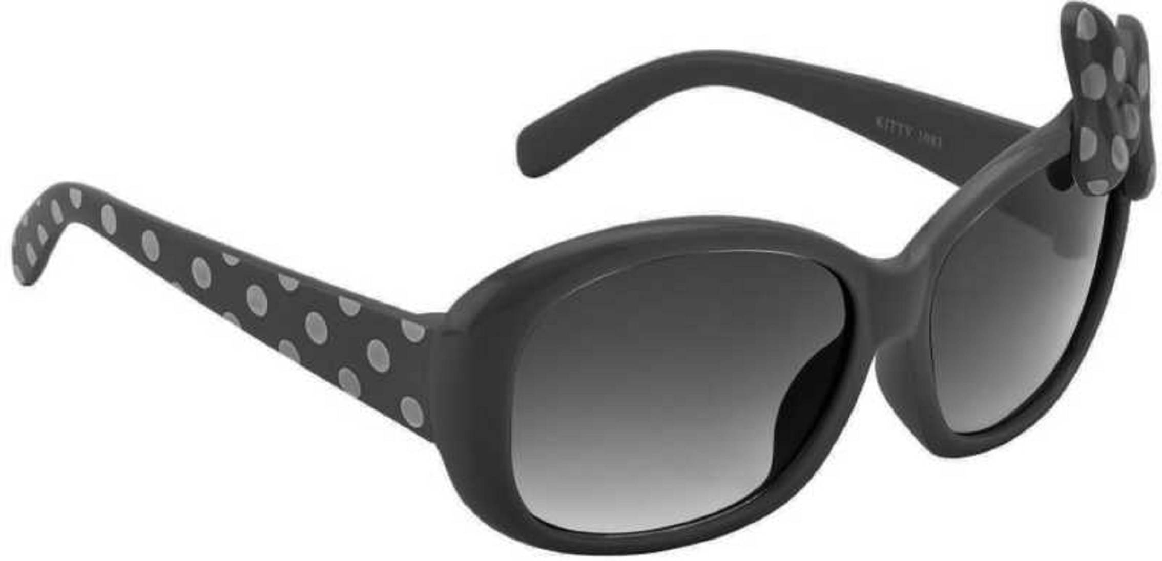     			uzak Black Square Sunglasses ( Pack of 1 )