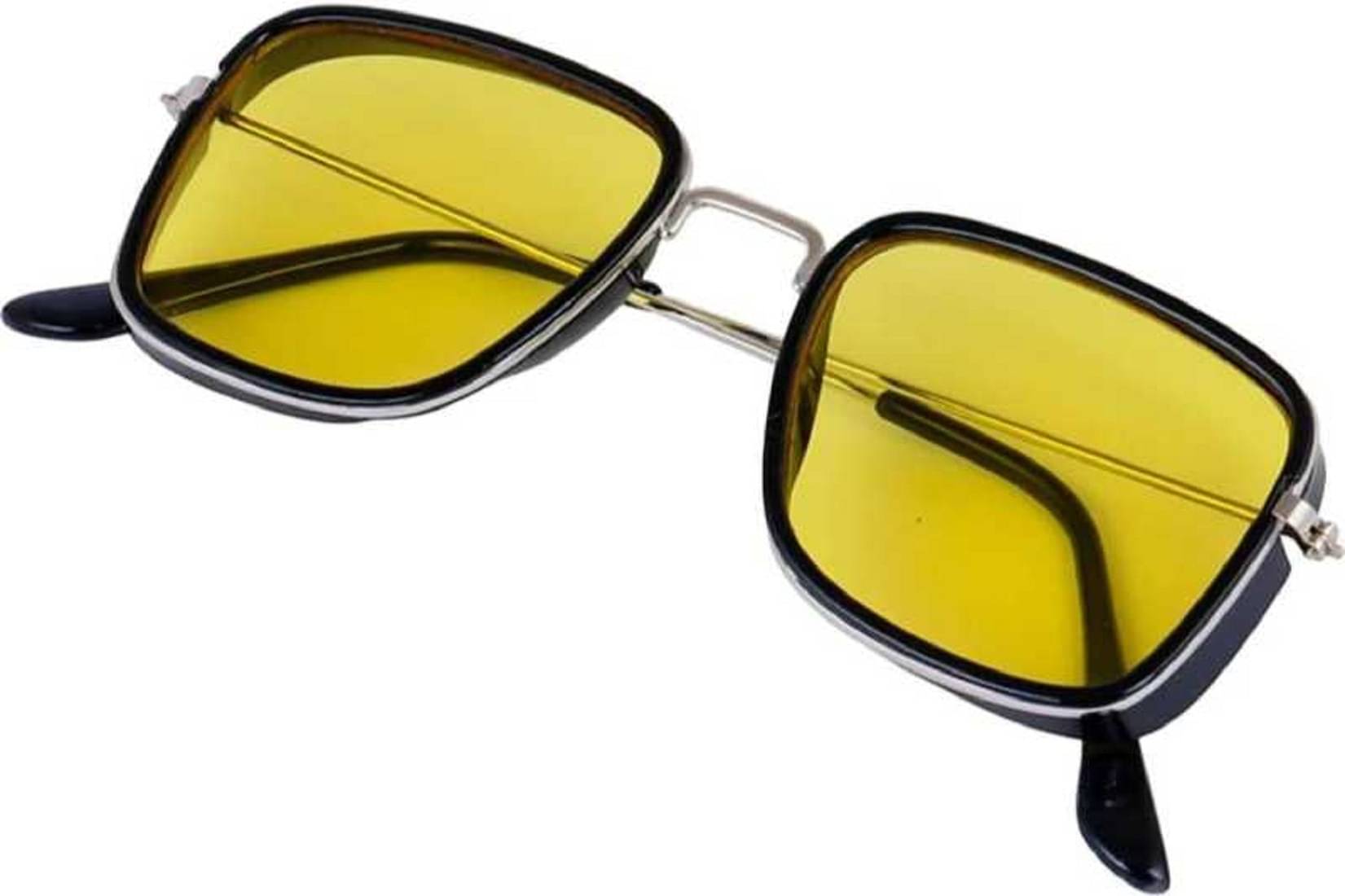 uzak Black Square Sunglasses ( Pack of 1 ) uzak Black Square Sunglasses ( Pack of 1 )