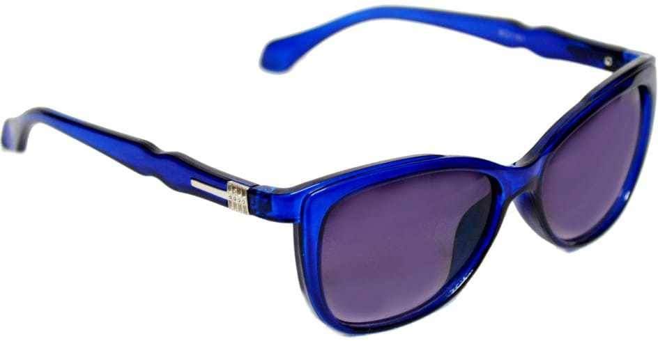 uzak Blue Oversized Sunglasses ( Pack of 1 ) uzak Blue Oversized Sunglasses ( Pack of 1 )