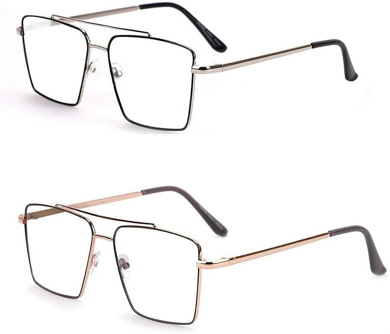 uzak Multicolor Rectangular Eyeglass Frame ( Pack of 2 ) uzak Multicolor Rectangular Eyeglass Frame ( Pack of 2 )