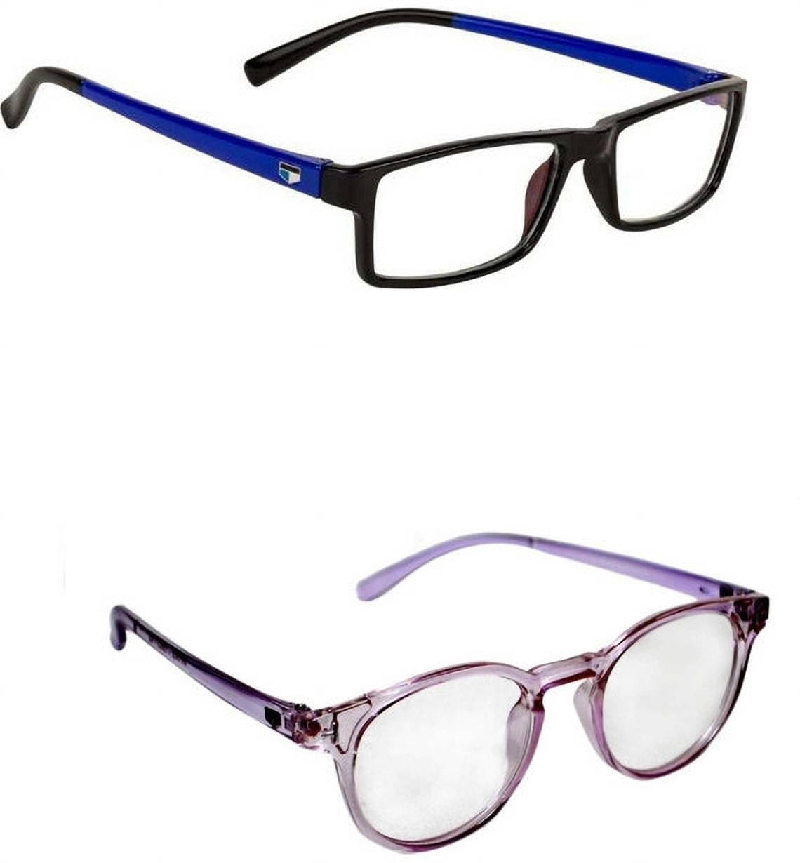 uzak Multicolor Rectangular Eyeglass Frame ( Pack of 2 ) uzak Multicolor Rectangular Eyeglass Frame ( Pack of 2 )