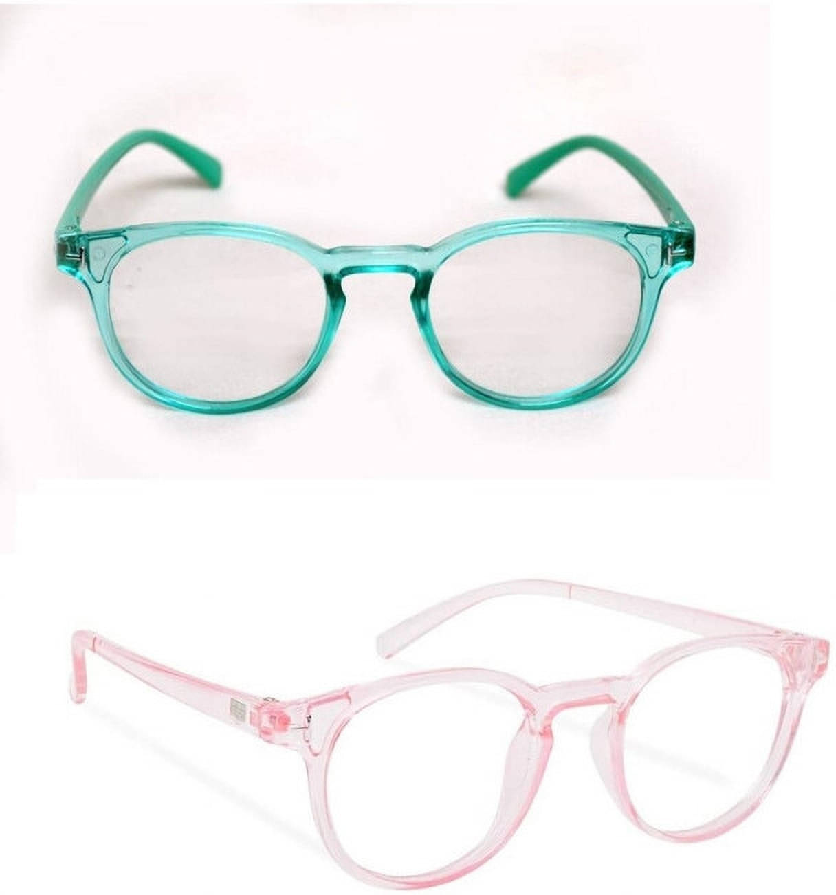     			uzak Multicolor Rectangular Eyeglass Frame ( Pack of 2 )
