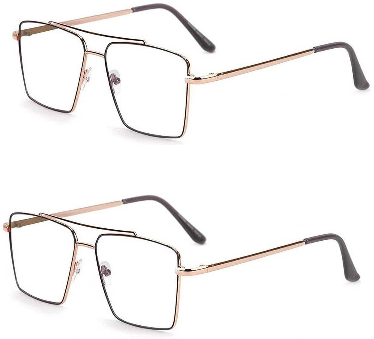 uzak Multicolor Rectangular Eyeglass Frame ( Pack of 2 ) uzak Multicolor Rectangular Eyeglass Frame ( Pack of 2 )
