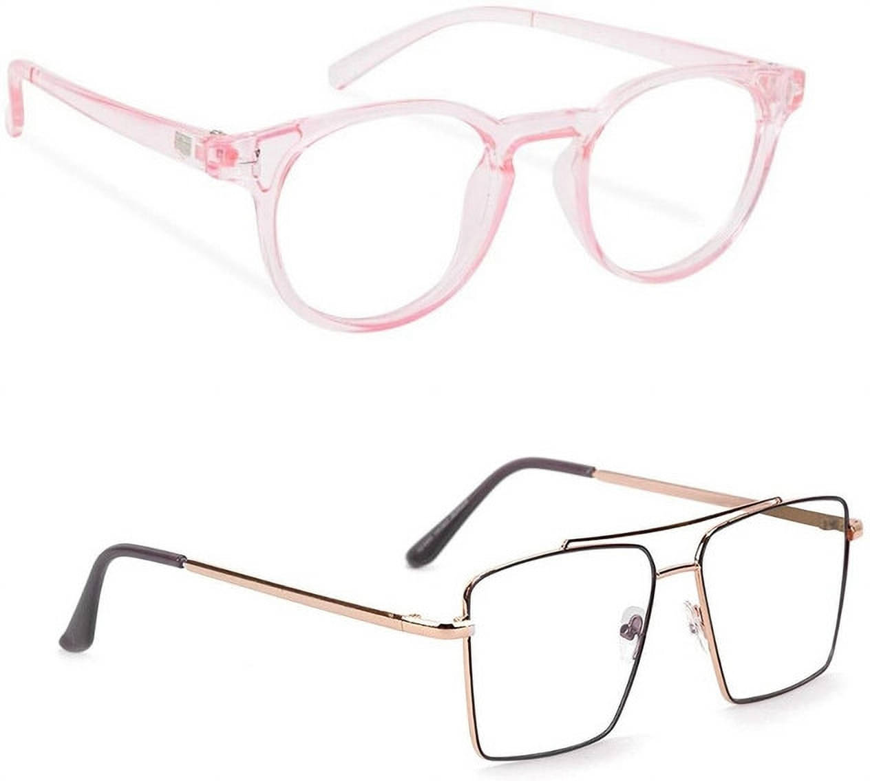 uzak Multicolor Rectangular Eyeglass Frame ( Pack of 2 ) uzak Multicolor Rectangular Eyeglass Frame ( Pack of 2 )