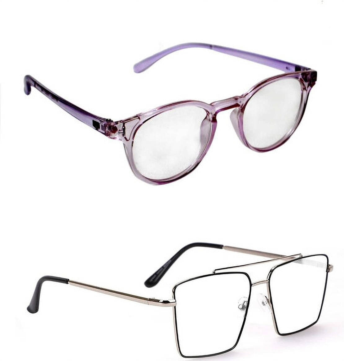 uzak Multicolor Rectangular Eyeglass Frame ( Pack of 2 ) uzak Multicolor Rectangular Eyeglass Frame ( Pack of 2 )