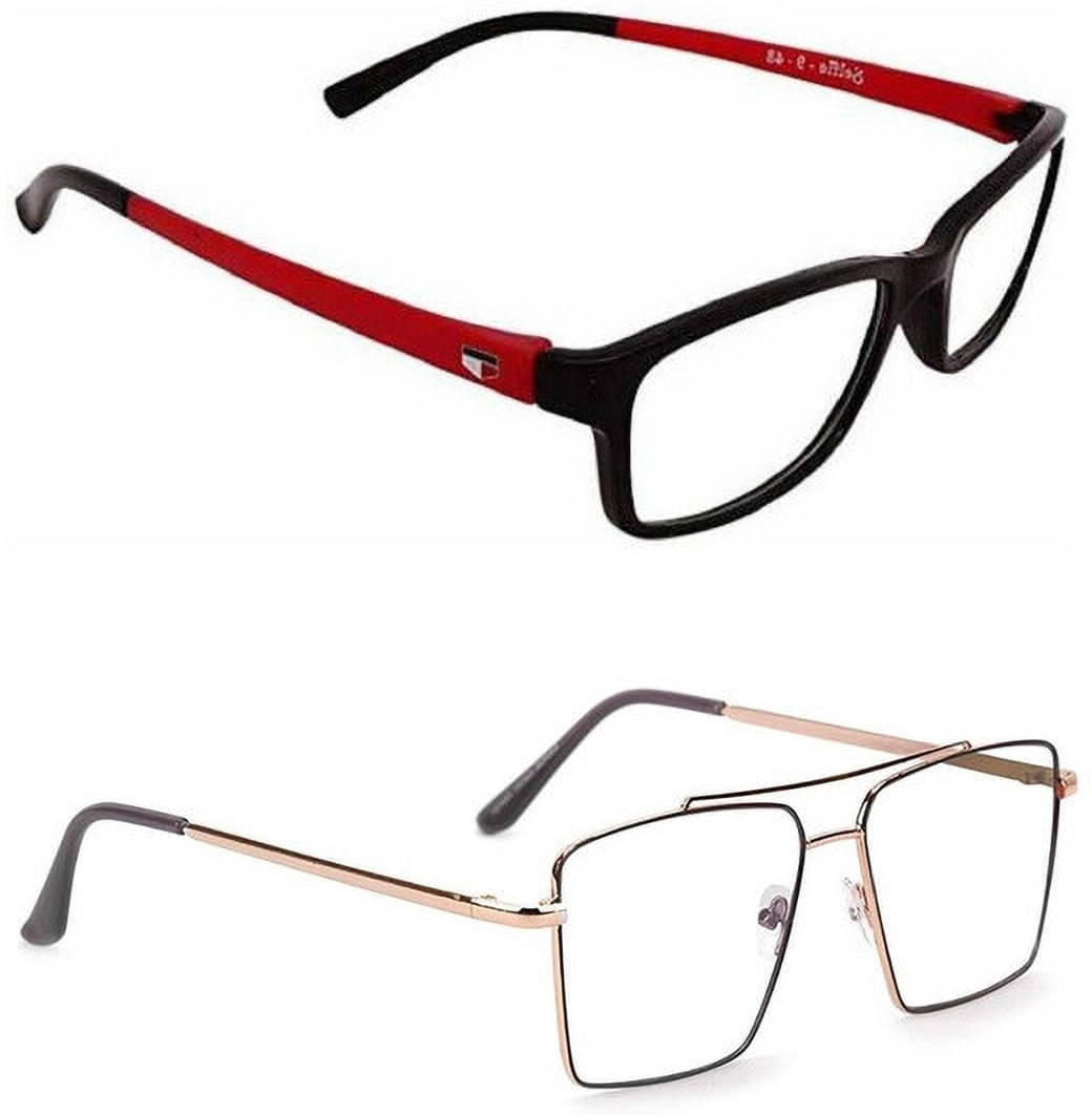 uzak Multicolor Rectangular Eyeglass Frame ( Pack of 2 ) uzak Multicolor Rectangular Eyeglass Frame ( Pack of 2 )