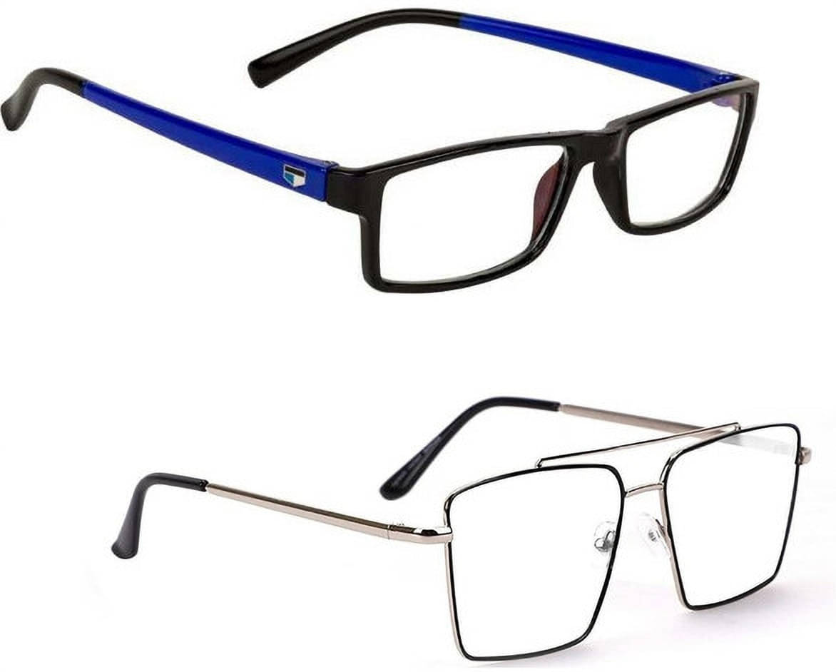 uzak Multicolor Rectangular Eyeglass Frame ( Pack of 2 ) uzak Multicolor Rectangular Eyeglass Frame ( Pack of 2 )