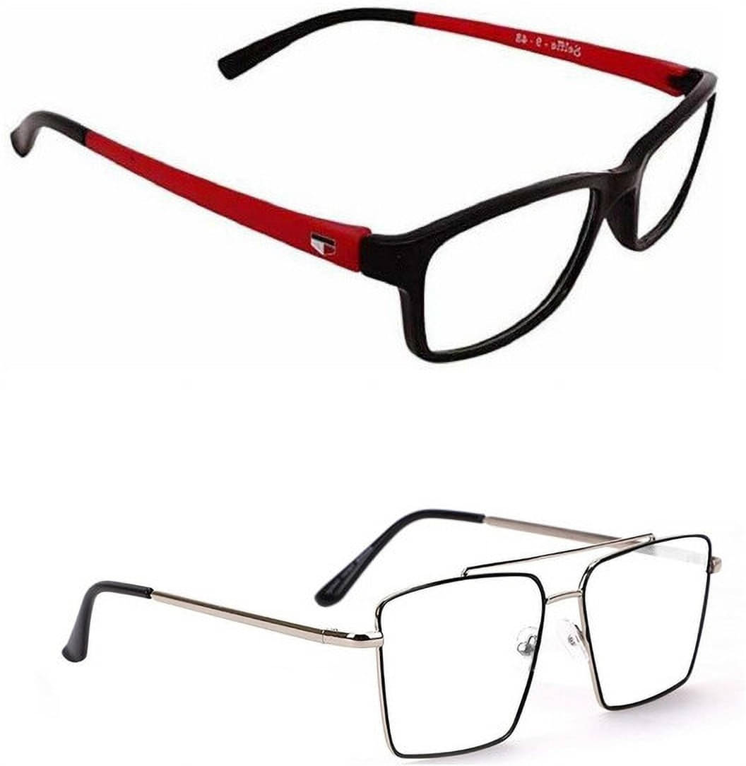uzak Multicolor Rectangular Eyeglass Frame ( Pack of 2 ) uzak Multicolor Rectangular Eyeglass Frame ( Pack of 2 )