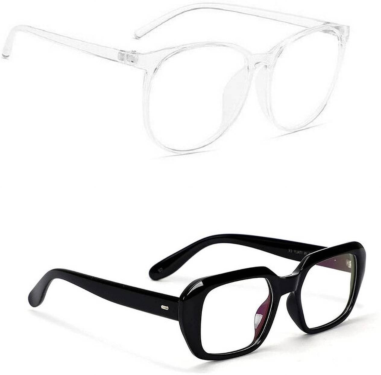     			uzak Multicolor Rectangular Eyeglass Frame ( Pack of 2 )