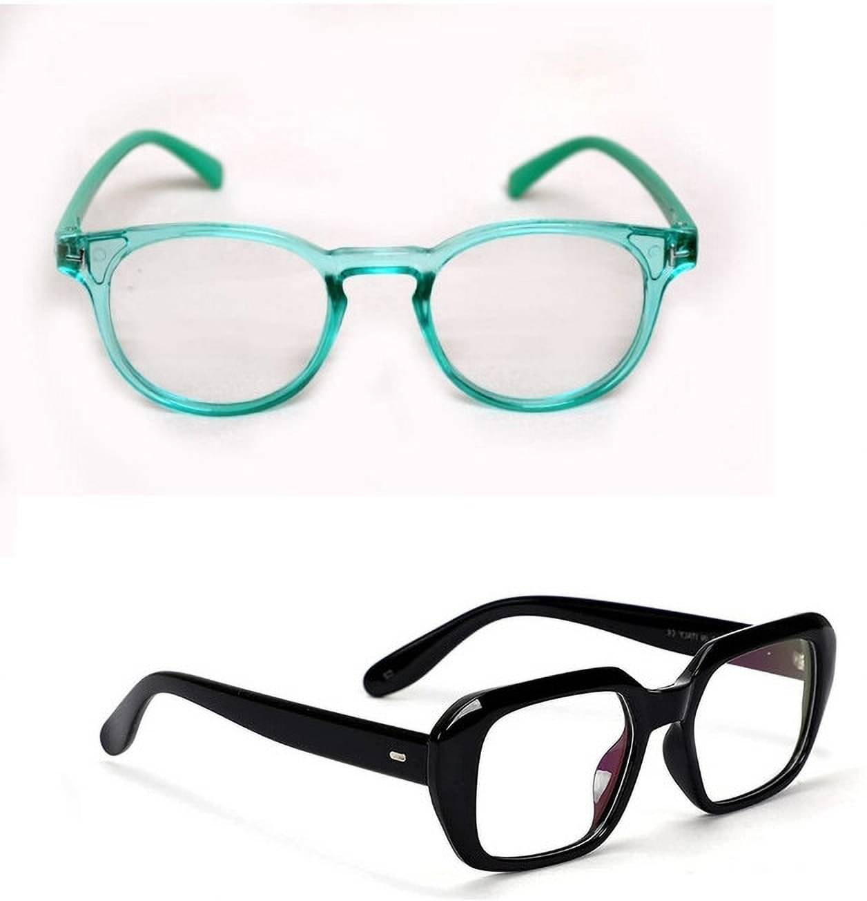 uzak Multicolor Rectangular Eyeglass Frame ( Pack of 2 ) uzak Multicolor Rectangular Eyeglass Frame ( Pack of 2 )