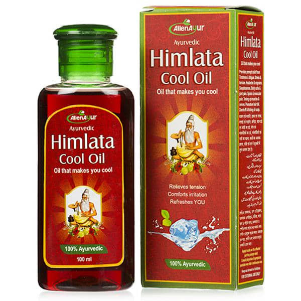 ALLEN Himlata Cool Oil (100 gm x 2 packs) Oil 200 gm Pack Of 2