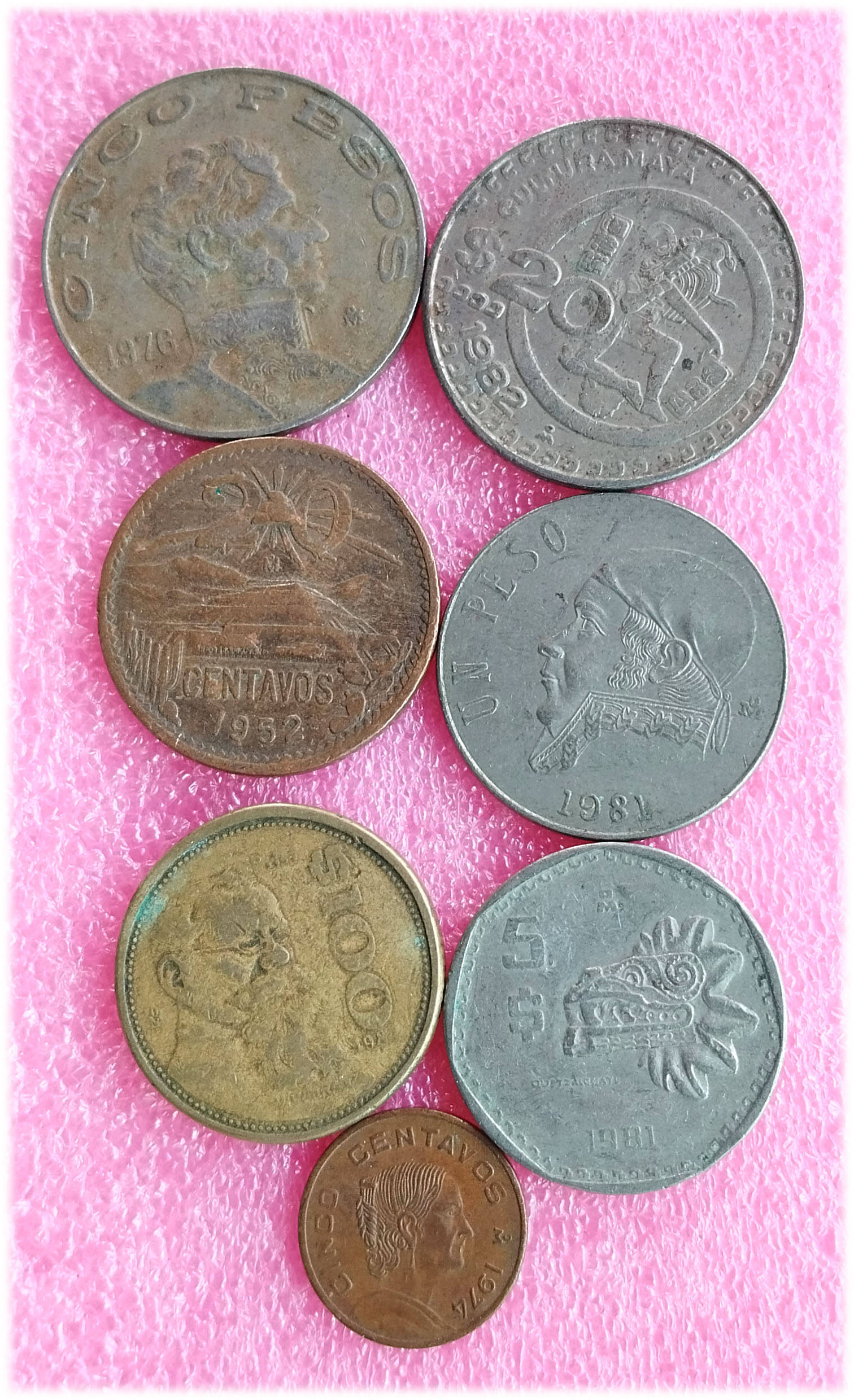     			BRAZIL - 7 ALL DIFFERENT COINS SET ( including scarce and rare ones )