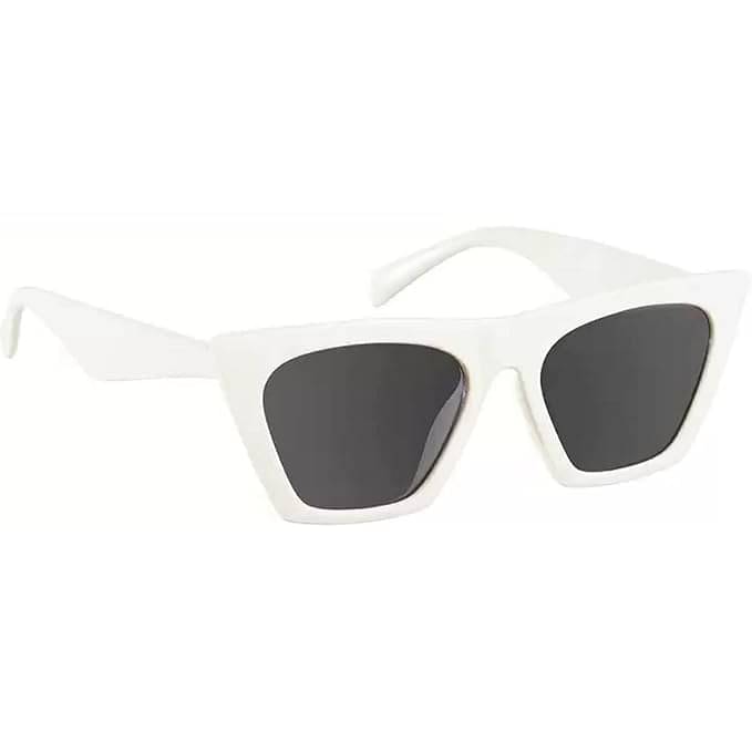 Creature White Oversized Sunglasses ( Pack of 1 ) Creature White Oversized Sunglasses ( Pack of 1 )