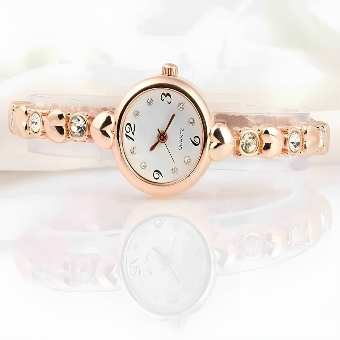     			DECLASSE Rose Gold Metal Analog Womens Watch