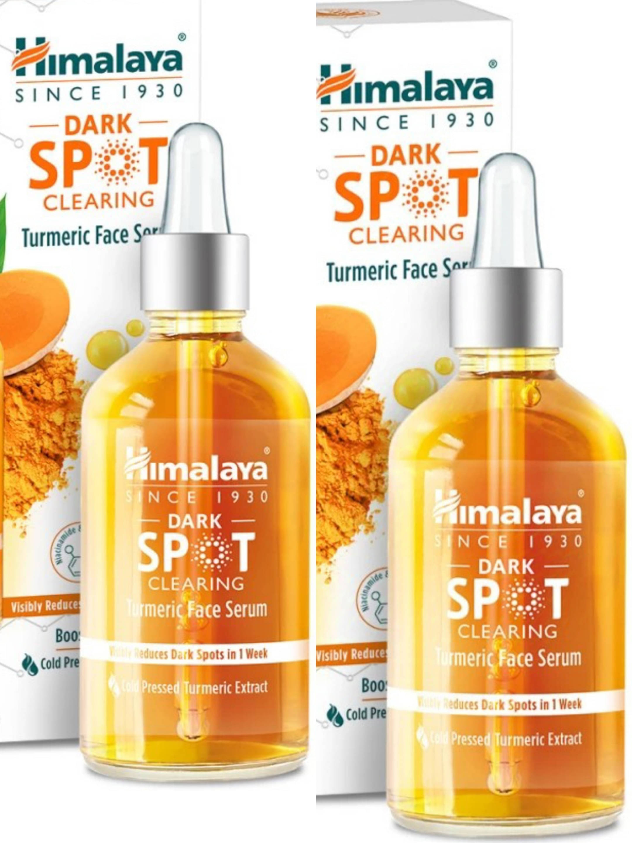     			Himalaya Face Serum Turmeric Spot Removal For All Skin Type ( Pack of 2 )