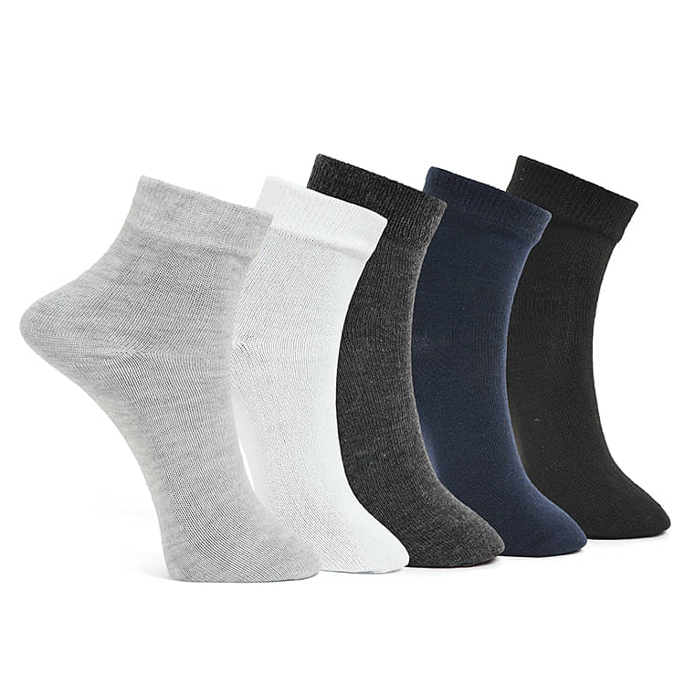 IVOLGA Pack of 5 Men's Cotton Blend Ankle Length Socks ( Multicolor 1 ) IVOLGA Pack of 5 Men's Cotton Blend Ankle Length Socks ( Multicolor 1 )