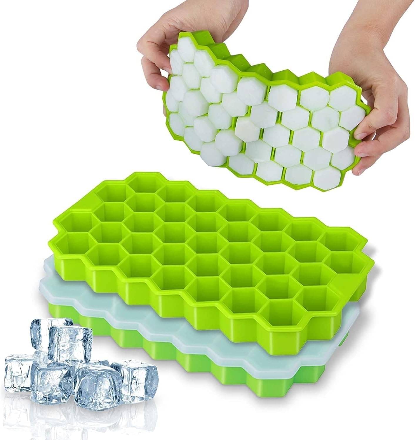     			JAGIRA DIVINE TOUCH Honeycomb Ice Tray Multicolor 2 Pcs
