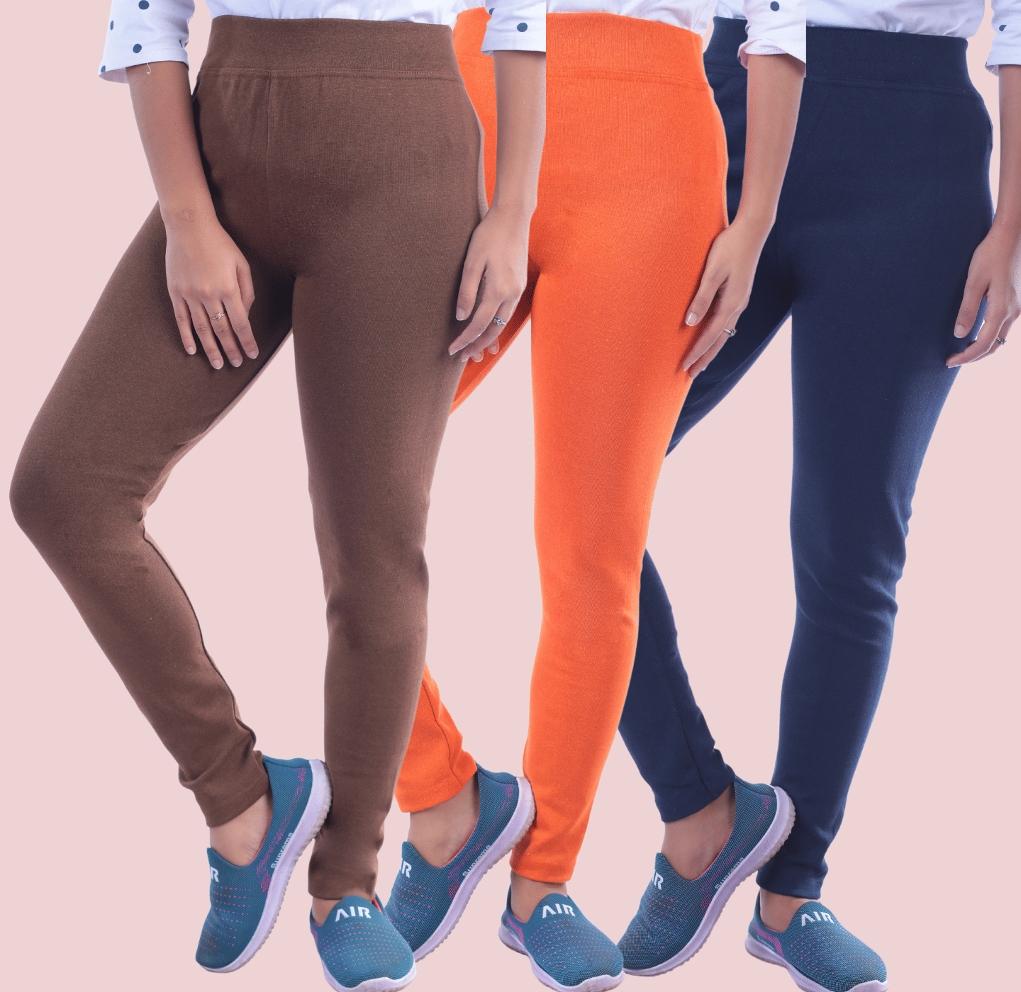     			KARARO JEGGINGS Women Cotton Blend Skinny Fit Jegging