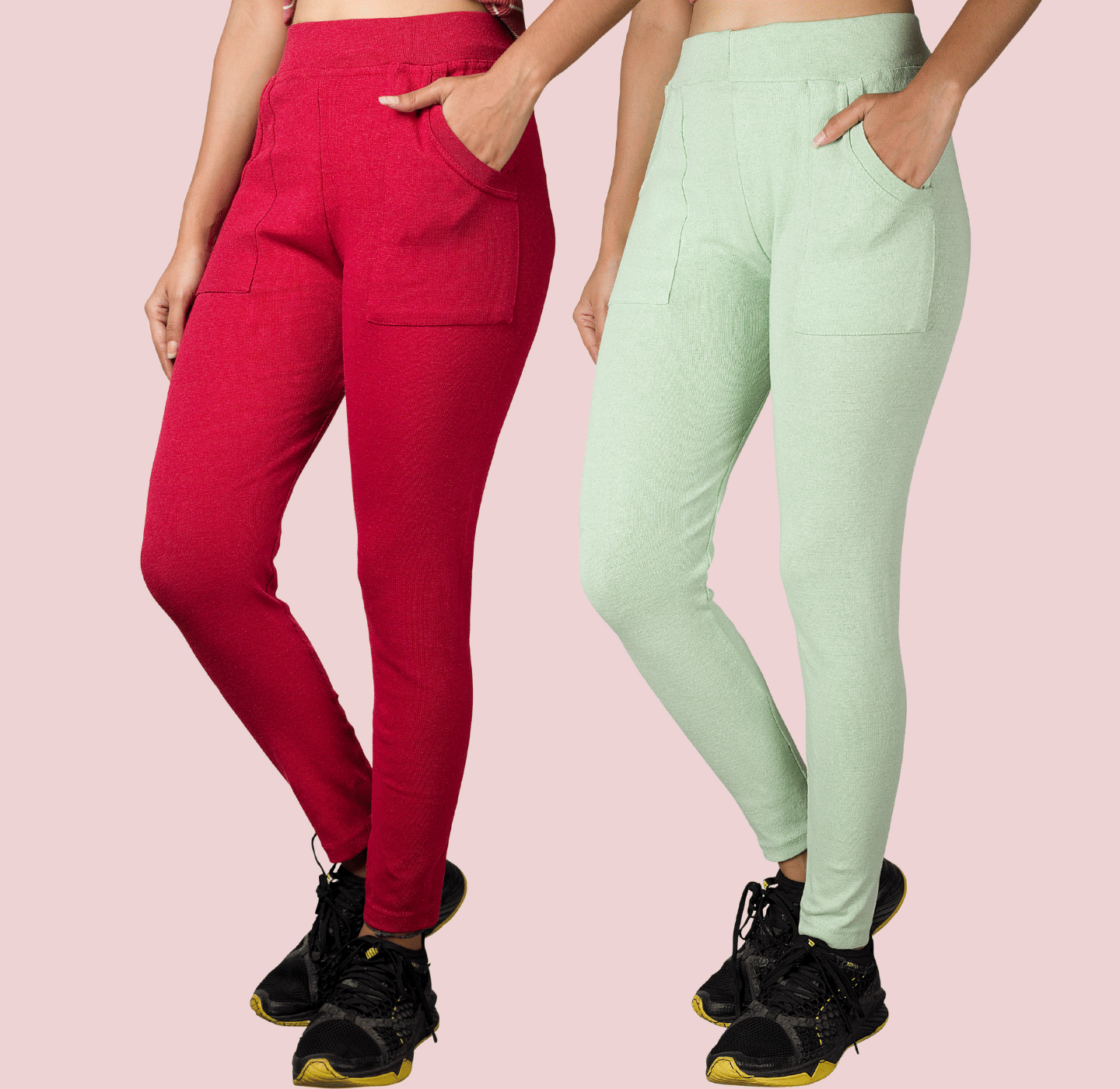     			KARARO JEGGINGS Women Cotton Blend Skinny Fit Jegging