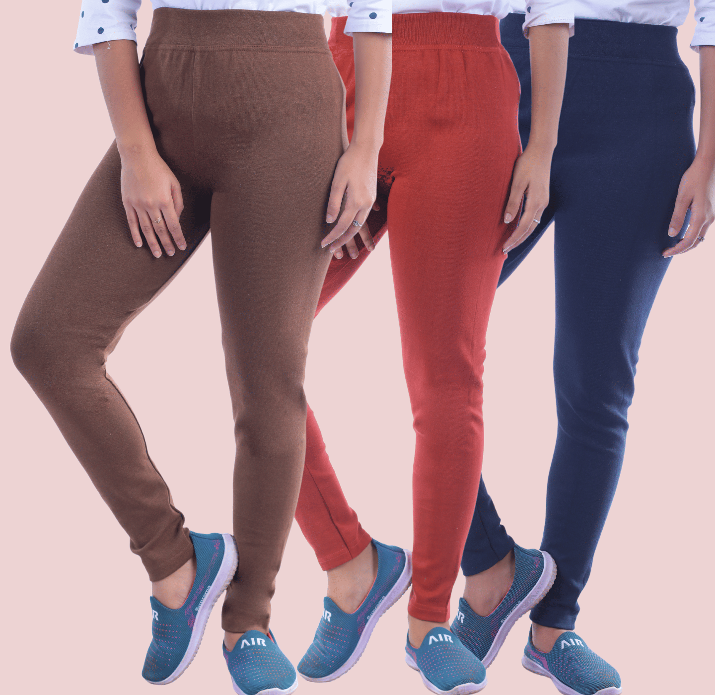     			KARARO JEGGINGS Women Cotton Blend Skinny Fit Jegging