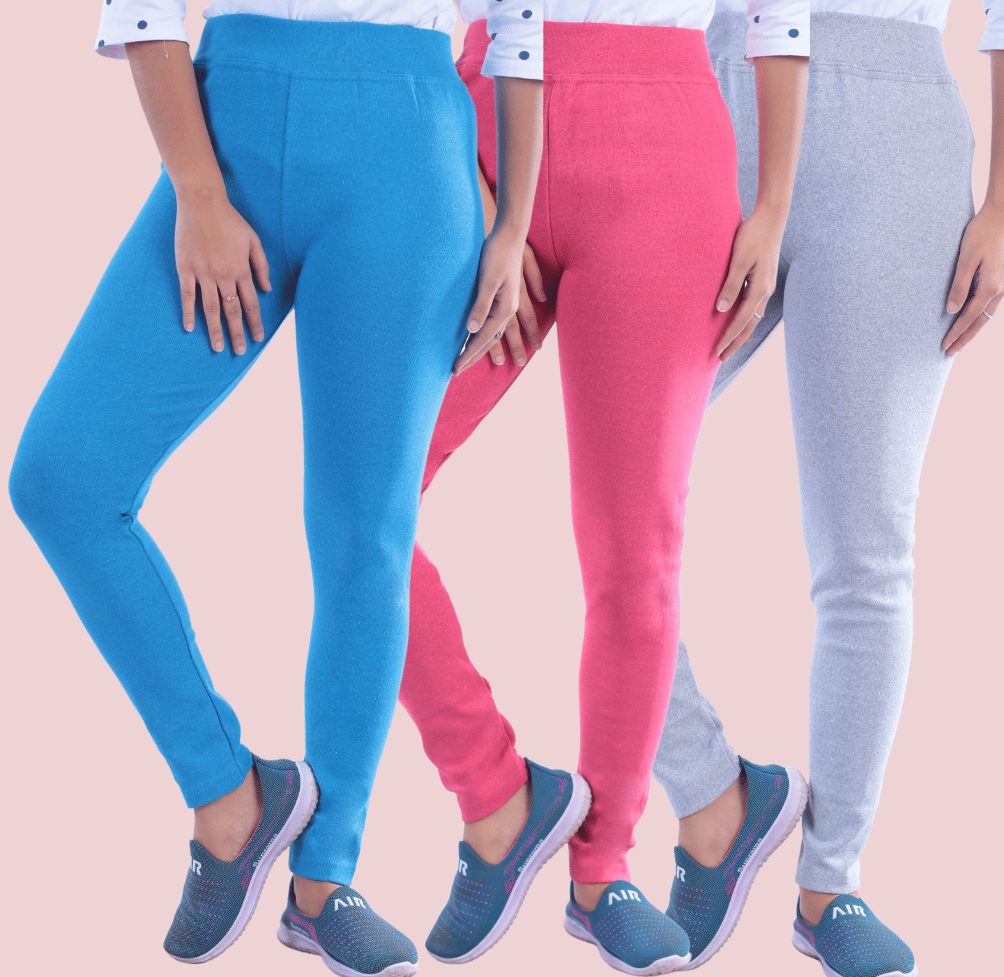     			KARARO JEGGINGS Women Cotton Blend Skinny Fit Jegging