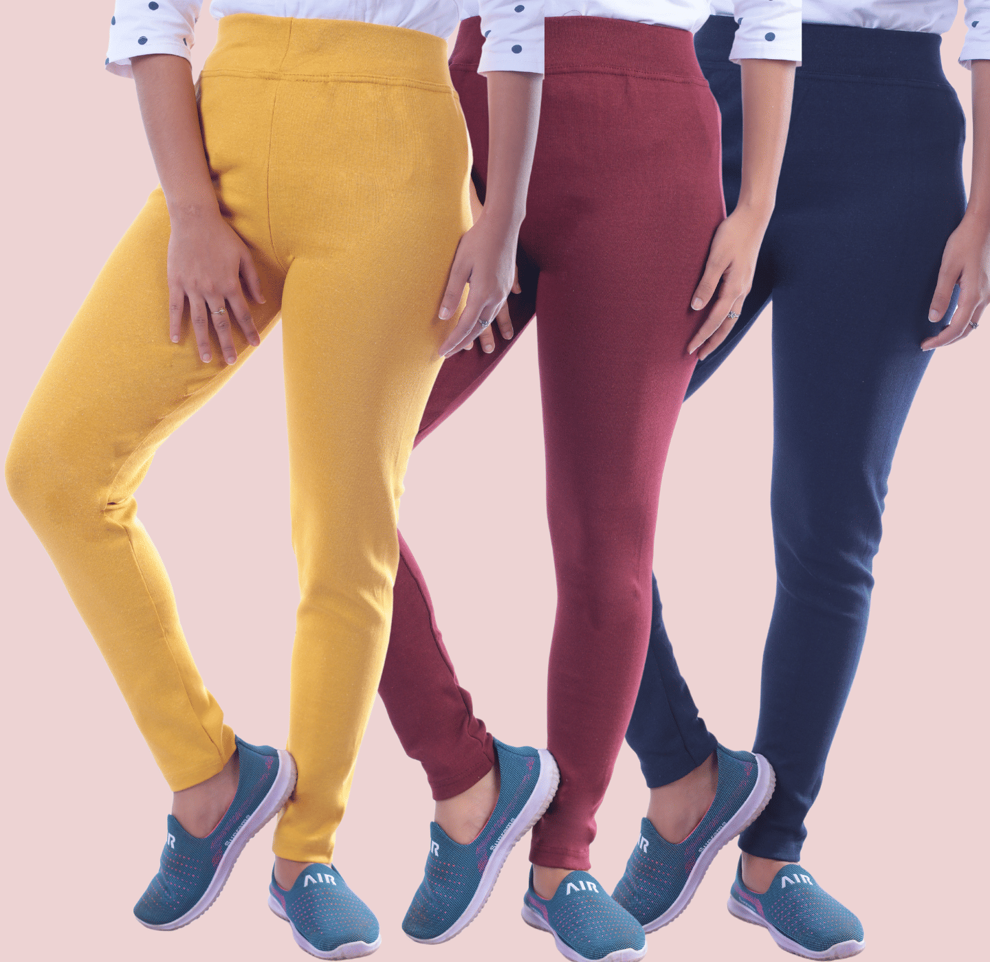     			KARARO JEGGINGS Women Cotton Blend Skinny Fit Jegging