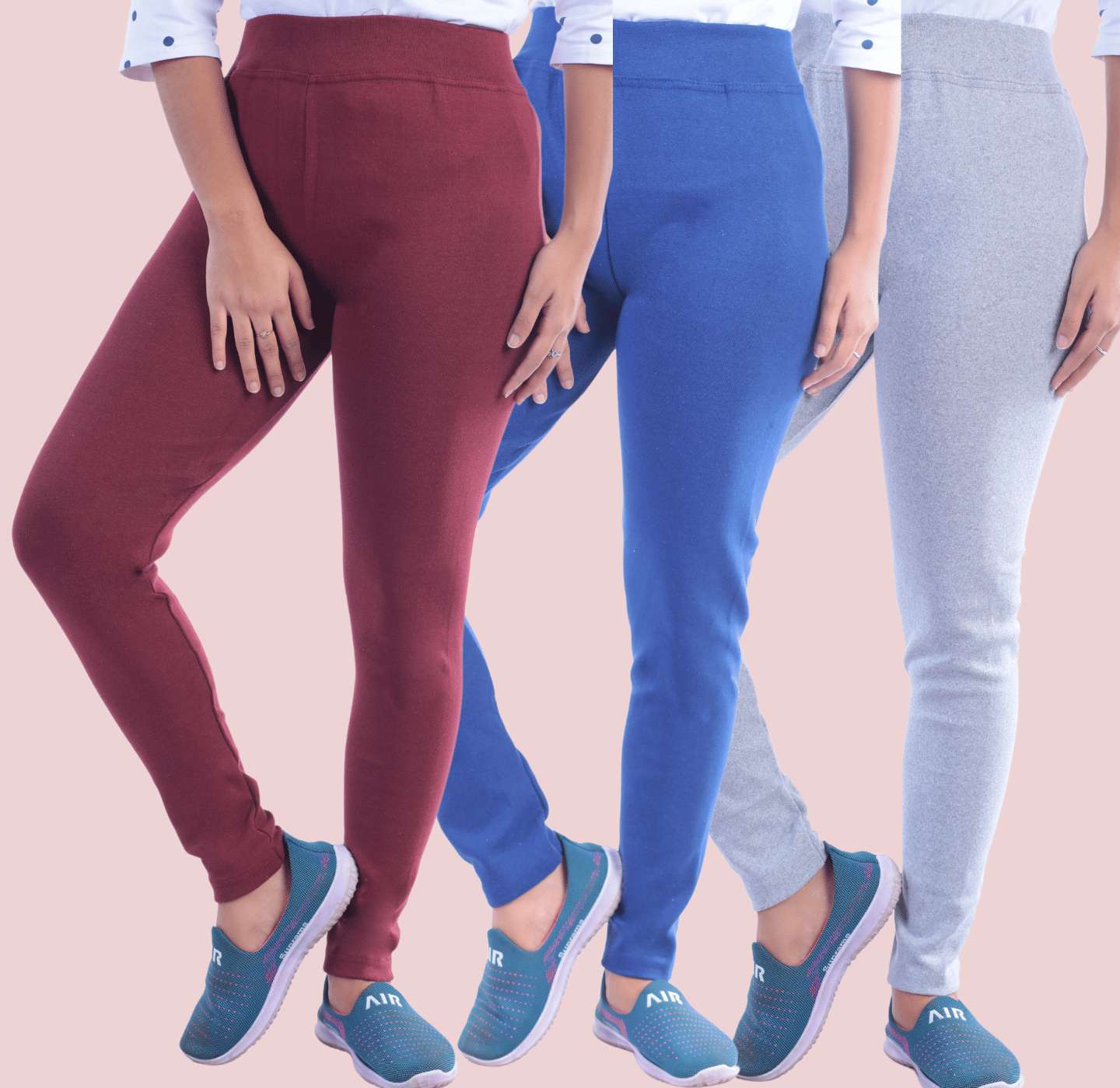     			KARARO JEGGINGS Women Cotton Blend Skinny Fit Jegging