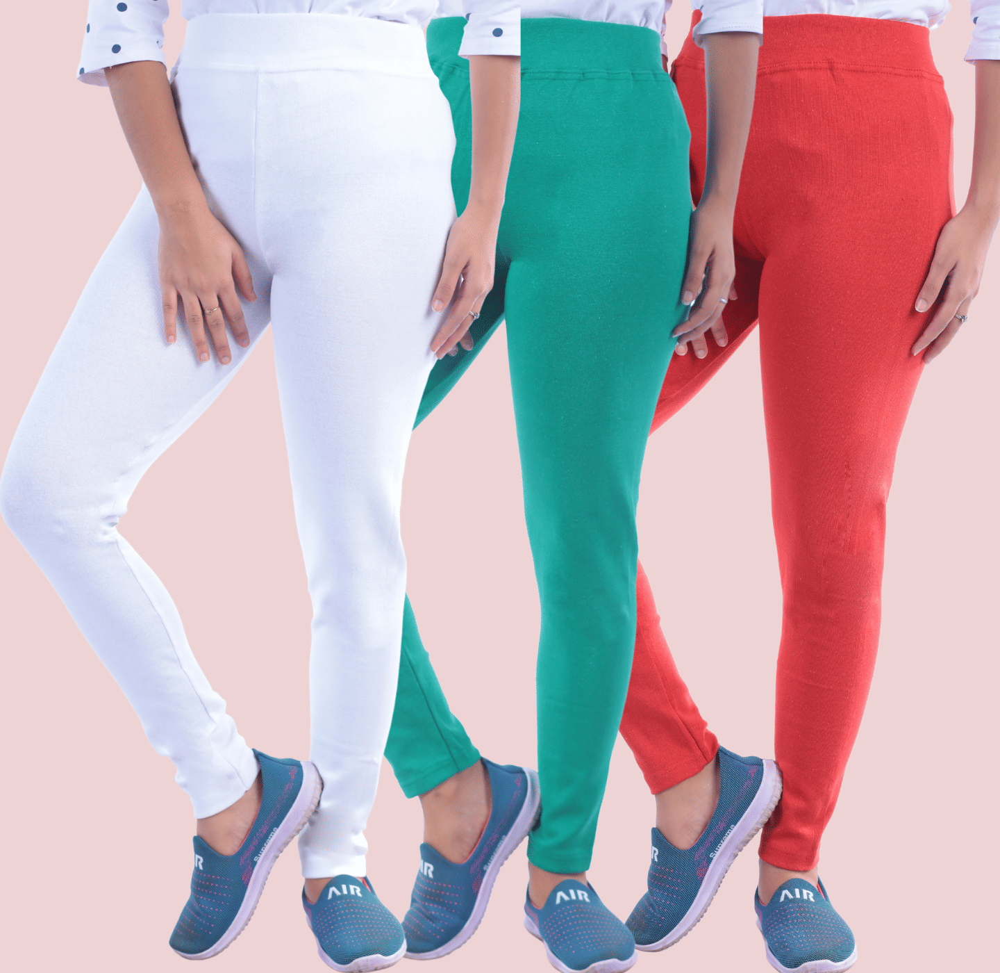     			KARARO Women Cotton Blend Skinny Fit Jegging
