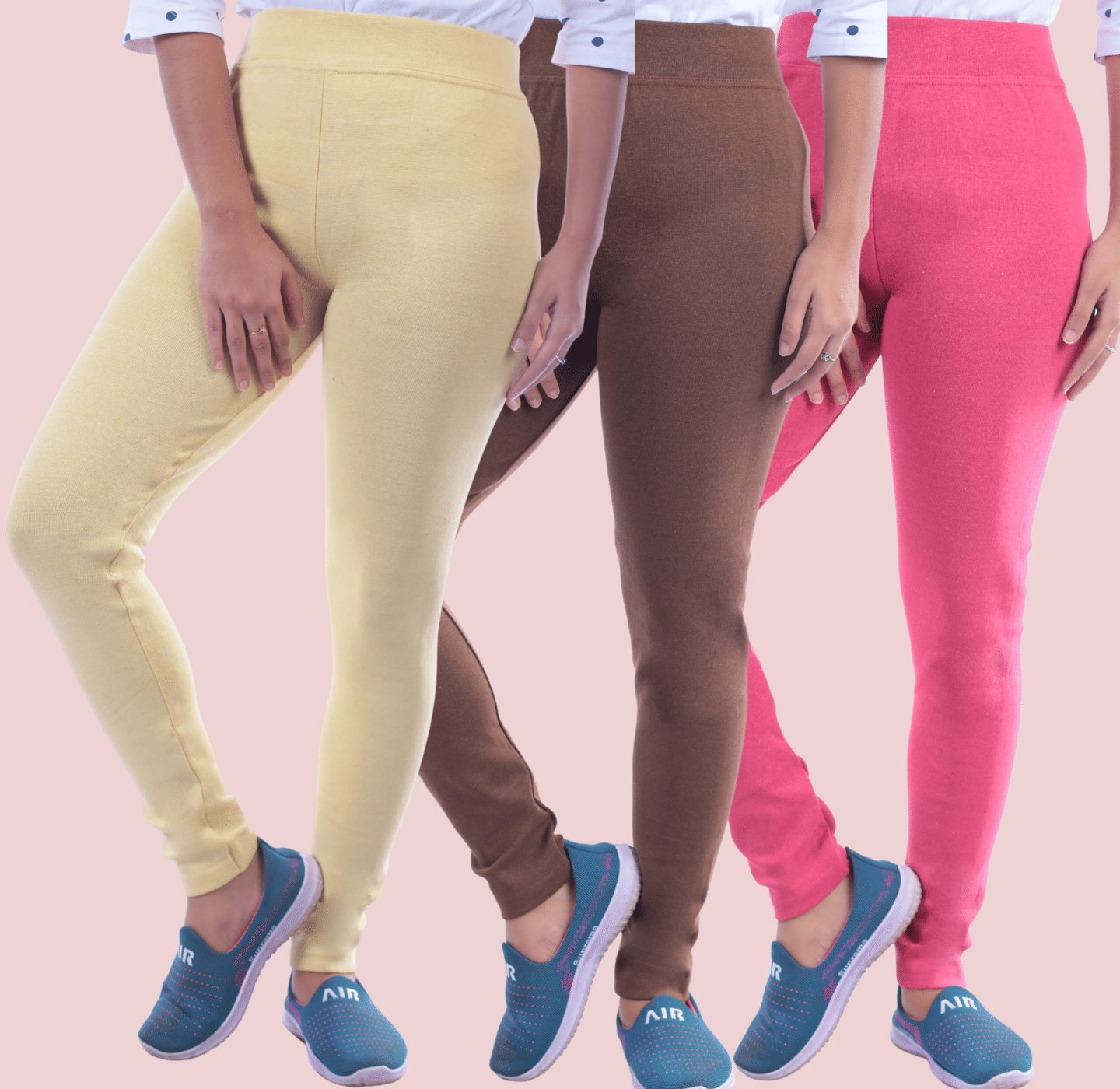     			KARARO Women Cotton Blend Skinny Fit Jegging