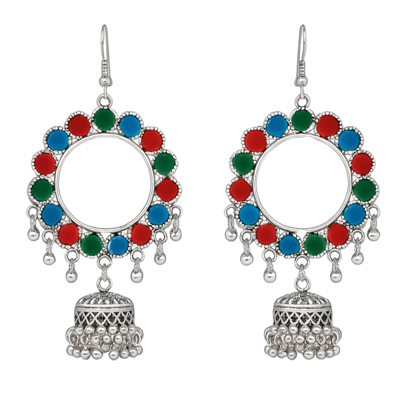     			Kailash Creation Global Multicolor Jhumki Earrings ( Pack of 1 )