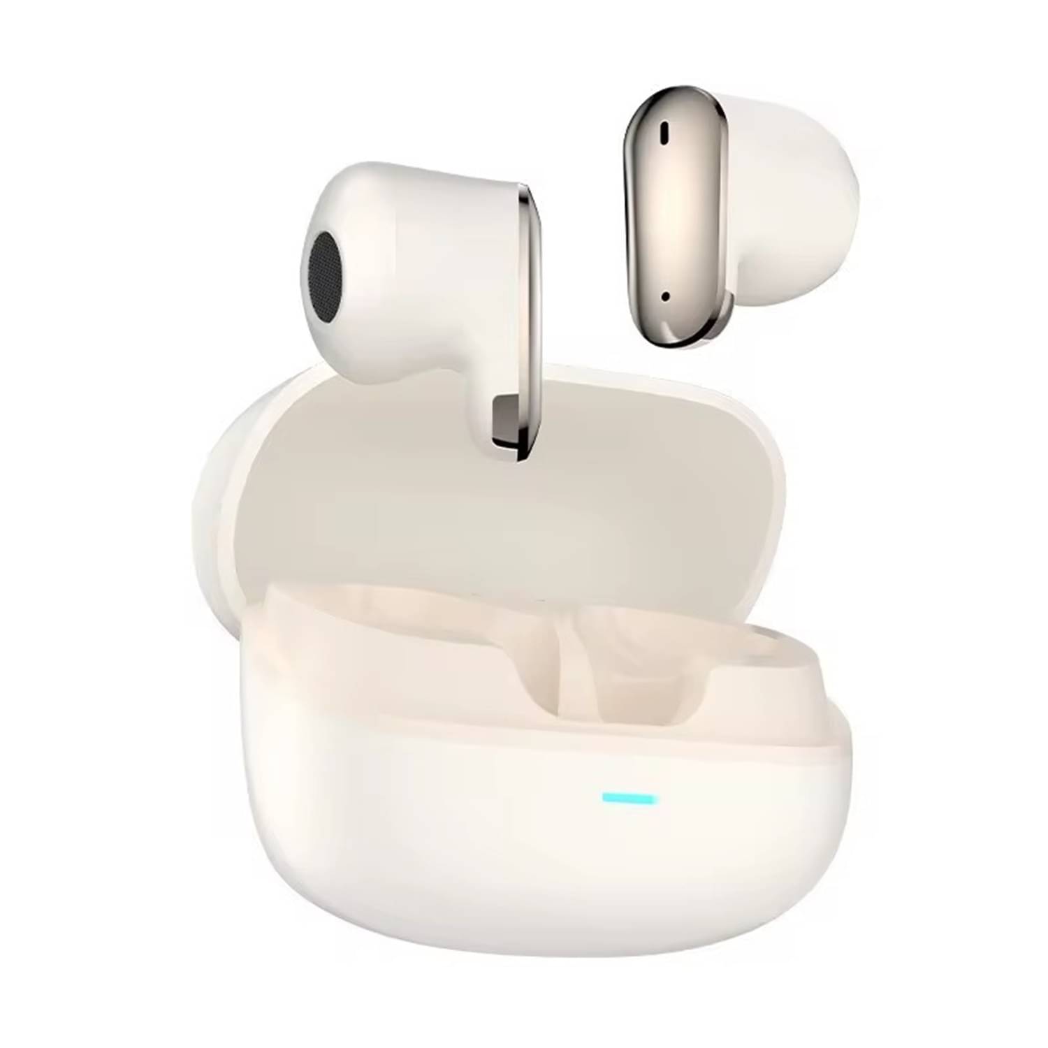     			Life Like Earbuds With Mic In Ear TWS Beige