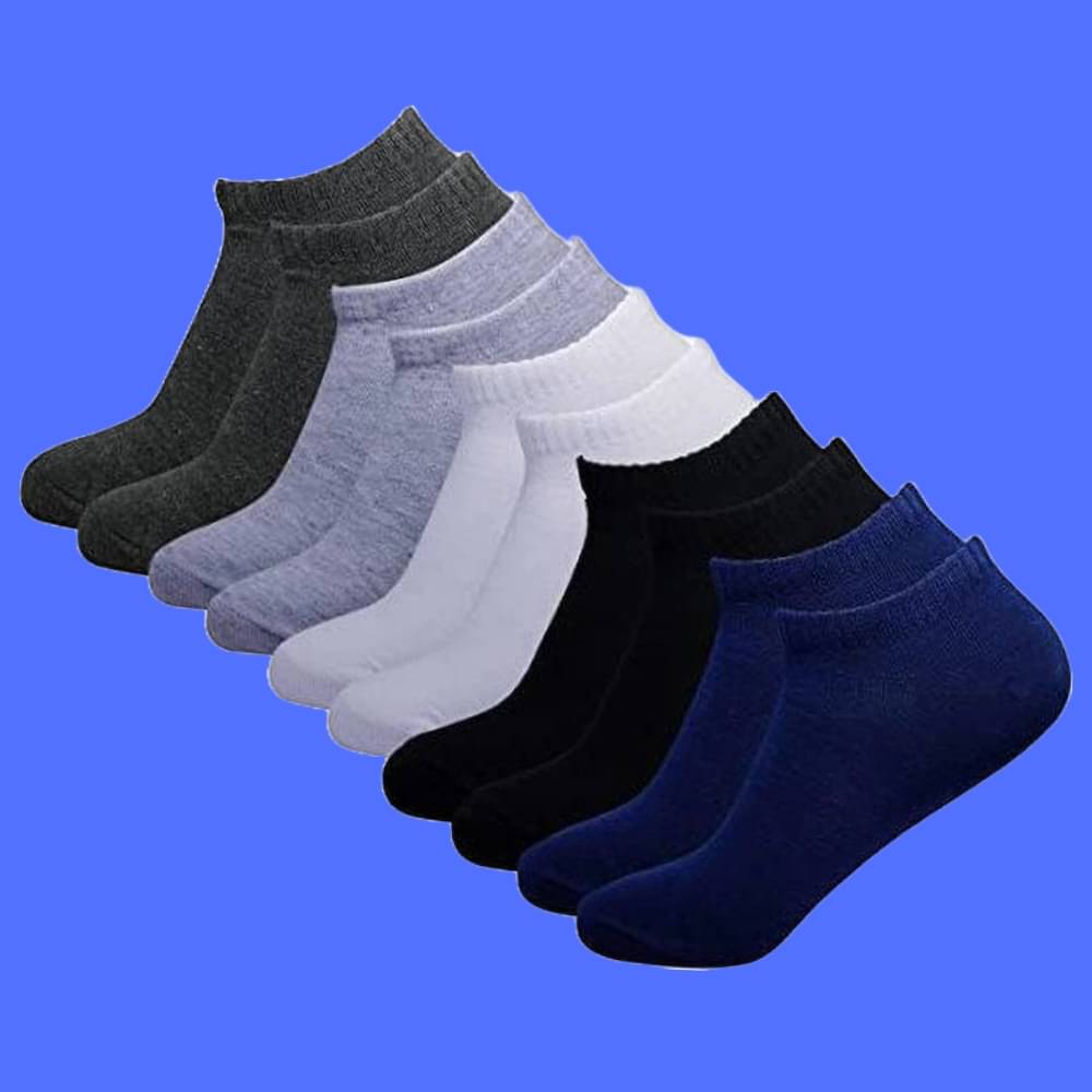     			MJE Pack of 5 Men's Cotton Blend Ankle Length Socks ( Multicolor )